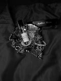 Amber Noir perfume by LuxeScent Minis, warm woody oriental fragrance, Luxury travel perfume for women